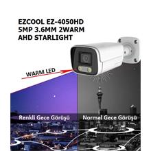 EZCOOL EZ-4050HD 5MP 3.6MM 2WARM AHD STARLIGHT - 1