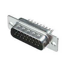 A-Hds 26 Ll/Z High-Density D-Sub Connector, 26-Poles, Male, Solder Cups   - 1