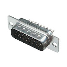 A-Hds 44 Ll/Z High-Density D-Sub Connector, 44-Poles, Male, Solder Cups - 1