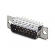 A-Ds 15 Pp/Z D-Sub, 15-Pin, Düz Pcb İçin, Erkek