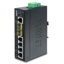 Pl-Igs-5225-4T2S Endüstriyel Tip Yönetilebilir Ethernet Switch (Industrial Managed Ethernet Switch)≪Br≫
Basic L3≪Br≫
4 X 10/100/1000Base-T Gigabit Ethernet≪Br≫
2 X 1000Base-Sx/Lx/Bx Sfp/Mini-Gbıc Yuva (Port-5 Ve Port-6 Arası), 1