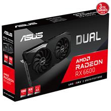 Asus Dual-Rx6600-8G 8Gb Gddr6 Hdmı Dp 128Bit