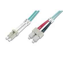 Dk-2532-02/3 Digitus Lc-Sc Fiber Optik Patch Kablo, 2 Metre, Multimode, Duplex, 50/125, Om3