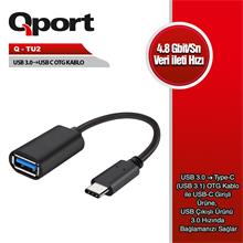 Qport Q-Tu2 Type-C To Usb3.0 Otg Adaptor Kablo Cevırıcı