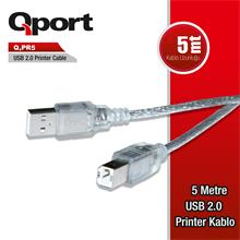 Qport Q-Pr5 Usb2.0 5M Yazıcı Kablosu