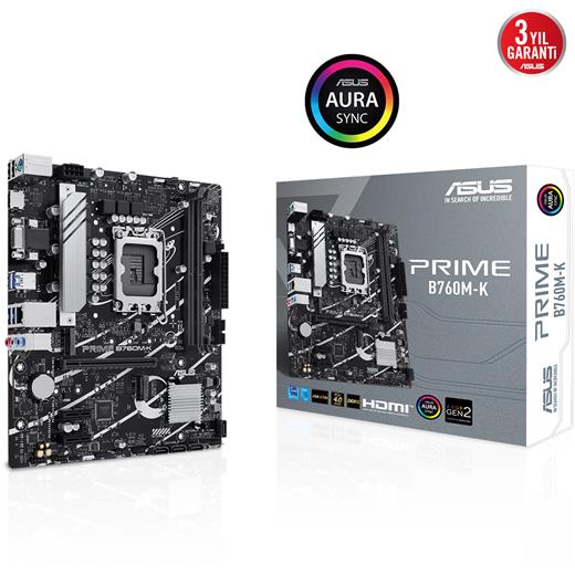 ASUS PRIME B760M-K DDR5 8000MHz 1700p