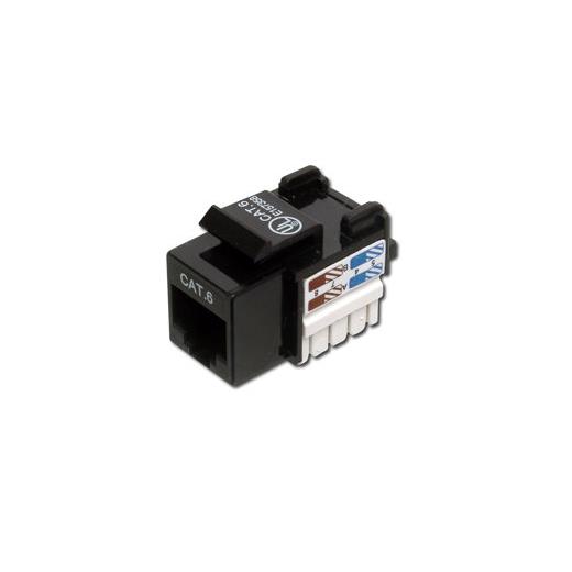 DIGITUS DN-93601 CAT6 KEYSTONE JACK RJ45 SİYAH