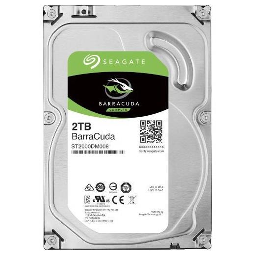 2TB SEAGATE BARRACUDA 7200RPM 256MB ST2000DM008