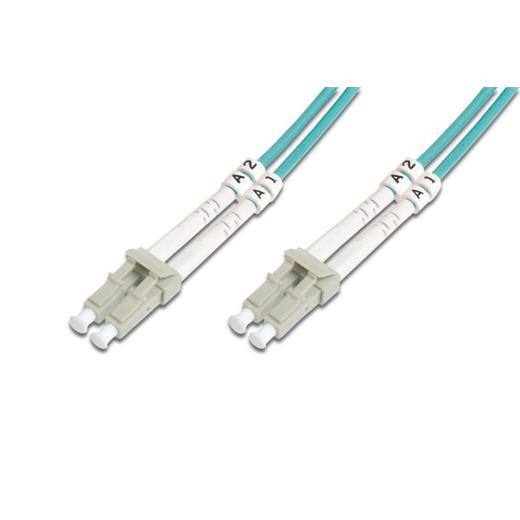 Bc-Fo-5Lclc-45/3 Beek Lc-Lc Fiber Optik Patch Kablo, Multimode Om 3 50/125 Duplex, 3.0Mm, Lszh, 45 Metre