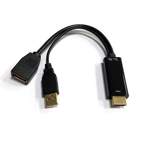 Bc-Dsp-Ha-Dp Beek Hdmı ≪-≫ Displayport (Dp++) Adaptör, Hdmı Tip A Erkek Giriş,  Dp Dişi Çıkış, Dp 1.2