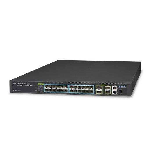 Pl-Xgs-6350-24X4C Layer 3 Yönetilebilir Switch (Layer 3 Managed Switch)≪Br≫
24 X 10Gbase-Sr/Lr Sfp+ Yuva (1000Base-Sx/Lx/Bx Sfp Uyumlu)≪Br≫
4 X 100G Qsfp28 Yuva, 100/40 Gigabit Ethernet Destekler, 4 X 10 Gigabit Ethernet Mod≪Br≫ 