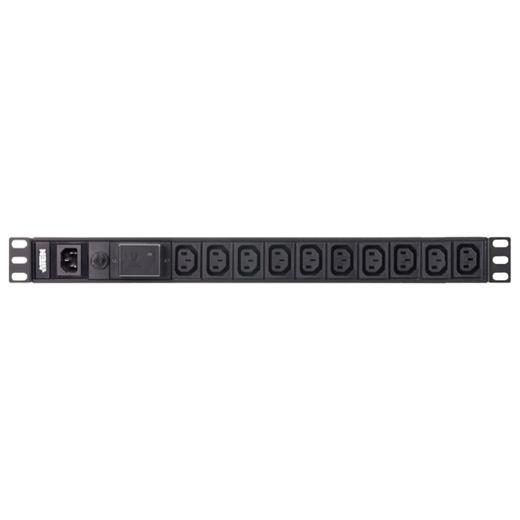 Aten-Pe0110Sg 1U 10A 10Port Basic Pdu/Power Distribution Unit (Elektrik Güç Dağıtım Ünitesi), Surge (Darbe) Gerilimi Korumalı