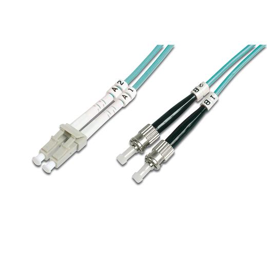 Bc-Fo-5Lcst-02/3 Beek Lc-St Fiber Optik Patch Kablo, Multimode Om 3 50/125 Duplex, 3.0Mm, Lszh, 2 Metre