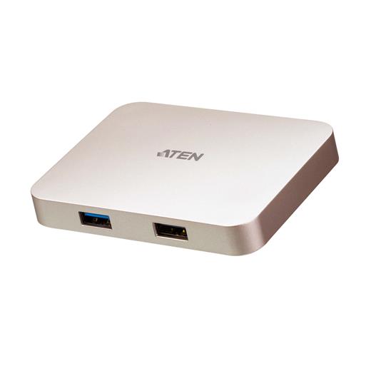 Aten-Uh3235 Usb-C 4K Ultra Gaming Mini Dock With Power Pass-Through