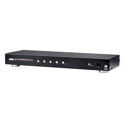 Aten-Vs482B 4-Port True 4K Hdmı Switch, Çift Ekran Bağlanabilir
4-Port True 4K Hdmı Switch With Dual Output