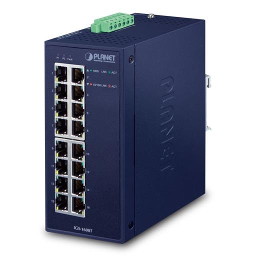 Pl-Igs-1600T Endüstriyel Tip Yönetilemeyen Switch (Industrial Unmanaged Ethernet Switch)≪Br≫
16-Port 10/100/1000T≪Br≫
Ip30, -40~75 Derece C