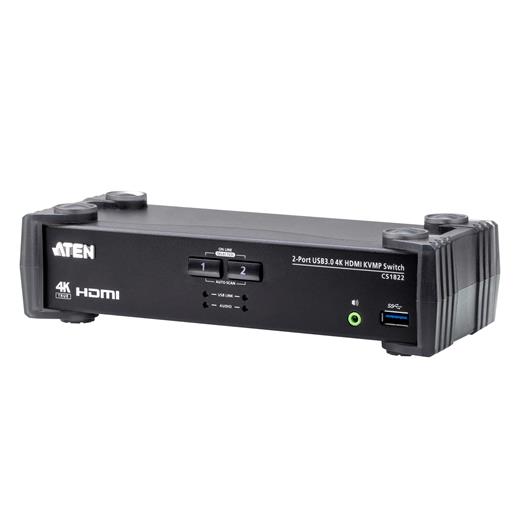 Aten-Cs1822 2-Port Usb 3.0 4K Hdmı Kvmp™(Keyboard/Video Monitor/Mouse) Periferi (Çevre Cihazlarla (Usb) Bağlantı Kurabilir), Ses Mikser Mod Özelliği≪Br≫
2-Port Usb 3.0 4K Hdmı Kvmp™ Switch With Audio Mixer Mode 