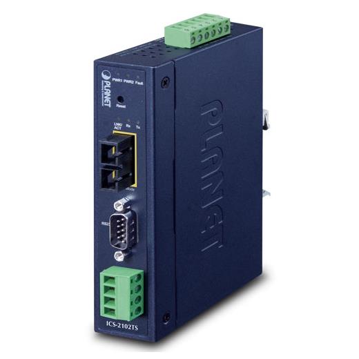 Pl-Ics-2102Ts Ip30 Endüstriyel 1-Port Rs232/Rs422/Rs485 Serial Device Sunucu (Ip30 Industrial 1-Port Rs232/Rs422/Rs485 Serial Device Server)≪Br≫1 X 100Fx Sc, Sm/30Km≪Br≫-40~75 Derece C