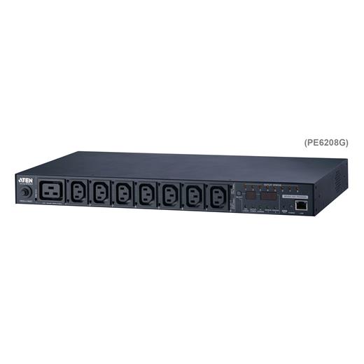 Aten-Pe6208G 20A/16A 8-Prizli 1U Ölçümlü &Amp; Switch Mekanizmalı Eco Elektrik Güç Dağıtım Ünitesi (Pdu)≪Br≫
20A/16A 8-Outlet 1U Metered &Amp; Switched Eco Pdu