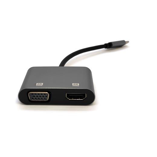 Bc-Dsp-Adp-Usbc-Havg Beek Usb Tip C (3.1 Gen) ≪-≫ Hdmı +  Vga Grafik Adaptörü