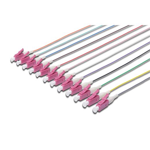 Dk-25332-02/4 Lc/Pc Fiber Pigtail, 50/125 ?, Multimode, 0.9Mm Simplex, 2 Metre, Class Om4, Lszh, Birim Fiyatıdır