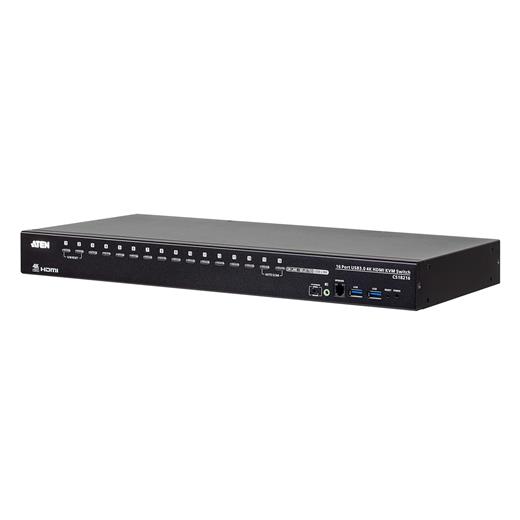 Aten-Cs18216 16-Port Usb 3.0 4K Hdmı Kvm Switch, Kabin Tipi, Kabin Montaj Kiti Ürün İle Birlikte Gelir≪Br≫
16-Port Usb 3.0 4K Hdmı Kvm Switch With Rack Mounting Kit