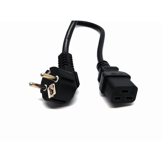 Bc-Pwr-Sch-C19-018Dc Beek Güç Kablosu, Schuko To C19 1.8 Mt H05Vv-F 3* 1.5Mm2≪Br≫
Beek Power Cable Schuko To C19 1.8M, H05Vv-F 3*1.5Mm2