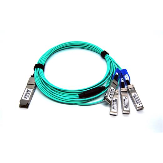 Bn-S100G/4X25G-Aoc-05 Beek 100G Qsfp28 ≪-≫ 4X25G Sfp, Aoc Kablosu, 5 Metre≪Br≫Beek 100G Qsfp28 ≪-≫ 4X25G Sfp, Aoc Cable, 5Mt