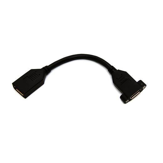 Bc-Dsp-Adp-Pnl-Dp-Ff Beek Displayport (Dp) Panel Montaj Tipi Çevirici, Dp Dişi ≪-≫ Dp Dişi Vidalı, Altın Kaplama, 0.15 Metre