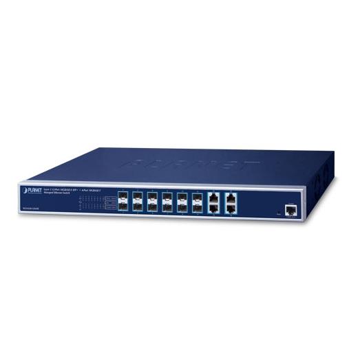 Pl-Xgs-6320-12X4Tr Layer 3 12-Port 10Gbase-X Sfp+ + 4-Port 10Gbase-T Managed Ethernet Switch With 48V Dc Redundant Power