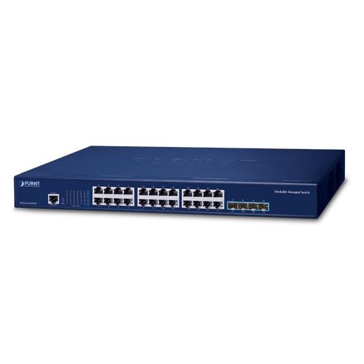 Pl-Sgs-6310-24T4X L3 Stack Edilebilir Yönetilebilir Switch (L3 Stackable Managed Switch)≪Br≫
24-Port 10/100/1000T≪Br≫
4-Port 10G Sfp+ 