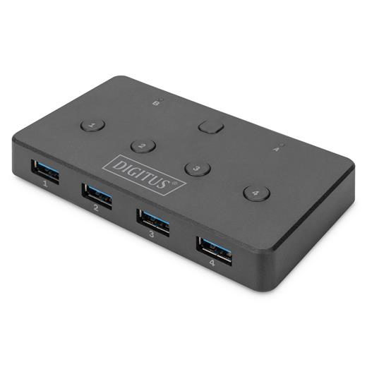 Da-73301  Usb 3.0 Sharing Switch 2 İn 4 (With The Usb 3.0 Sharing Switch 4-İn-2, Up To 4 External Usb Devices Can Be Connected To 2 Notebooks/Computers.)