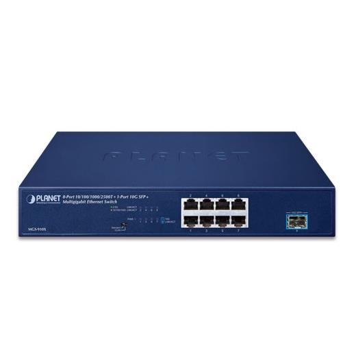 Pl-Mgs-910X 8-Port 10/100/1000/2500T + 1-Port 10G Sfp+ Multigigabit Ethernet Switch