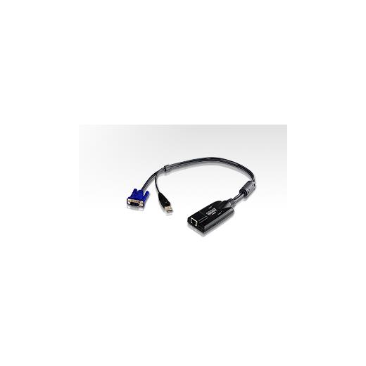 Aten-Ka7170 Usb Kvm Adaptörü (Cpu Modül), Kvm Kablosunun Pc'Nin Usb Portuna Bağlanması İçin Adaptör, Maksimum Mesafe 50 Metre≪Br≫
Usb Vga Kvm Adapter With Composite Video Support