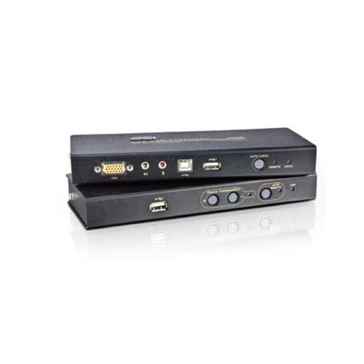 Aten-Ce800B Vga Kvm (Keyboard/Video Monitor/Mouse) Mesafe Uzatma Cihazı, Ses (Hoparlör Ve Mikrofon) Bağlantı Desteği, 250 Metre, Usb Konsol, Esd Ve Gerilimdeki Ani Yükselmelere Karşı Korumalı≪Br≫
Usb Vga/Audio Cat 5 Kvm Extender With Usb Flas