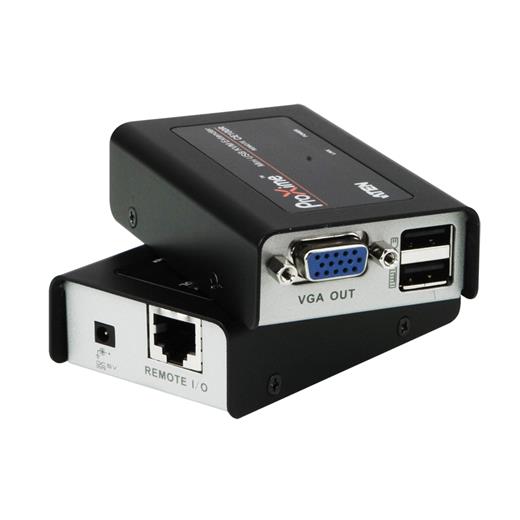 Aten-Ce100 Vga Kvm (Keyboard/Video Monitor/Mouse) Mesafe Uzatma Cihazı,  Usb Konsol, 100 Metre≪Br≫
Usb Vga Cat 5 Mini Kvm Extender (1280 X 1024@100M)