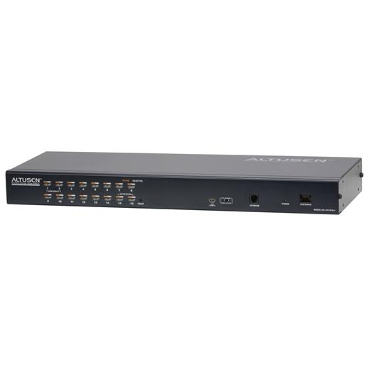 Aten-Kh1516Aı 16 Port Cat 5 High-Density Kvm Over Ip Switch 