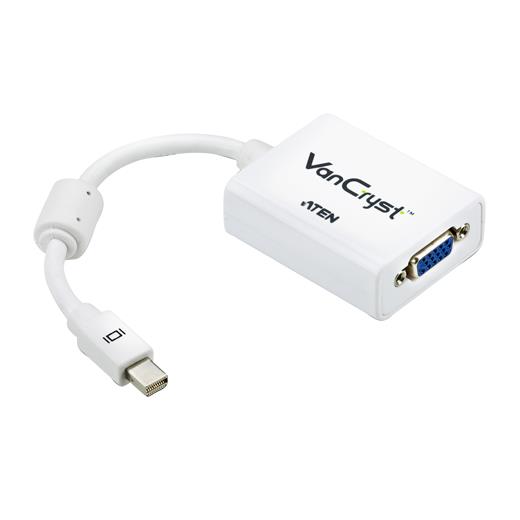 Aten-Vc920 Mini Displayport (Mini Dp) ≪-≫ Vga Çevirici Adaptör (Mini Displayport To Vga Adapter)