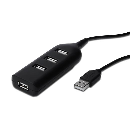 Ab-50001-1 4 Port Usb 2.0 Hub, 4 X Usb A Dişi, Plastik