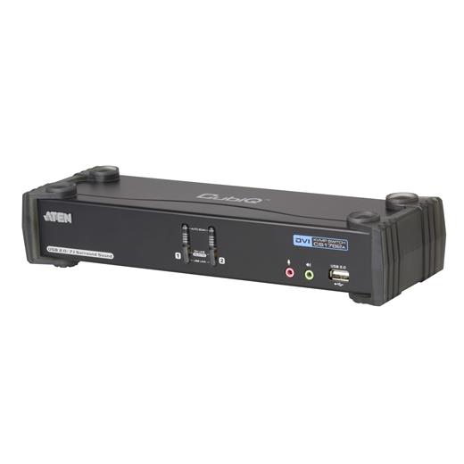 Aten-Cs1782A 2 Port Usb Dvı Dual Link Kvmp™(Keyboard/Video Monitor/Mouse) Periferi (Çevre Cihazlarla (Usb) Bağlantı Kurabilir) Switch, 3D Desteği