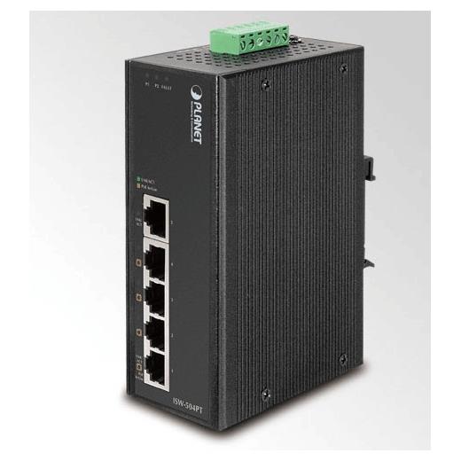 Pl-Isw-504Pt Endüstriyel Tip Yönetilemeyen Poe Switch (Industrial Unmanaged Poe Switch)≪Br≫
5-Port 10/100Base-Tx (Port-1 İla Port-5 Arası)≪Br≫
4-Port 10/100Tx Ieee 802.3Af/At Poe+ Injector (Port-1 İla Port-4 Arası) (Standart Mod: Port 