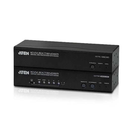 Aten-Ce775 Dual View Vga Kvm (Keyboard/Video Monitor/Mouse) Mesafe Uzatma Cihazı, Ses (Hoparlör Ve Mikrofon) Bağlantı Desteği, 300 Metre, Usb Konsol, Deskew Özelliği, Esd Ve Gerilimdeki Ani Yükselmelere Karşı Korumalı≪Br≫
Usb Vga Dual View Ca