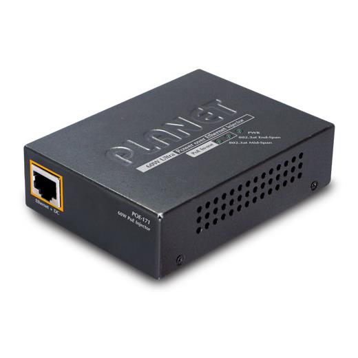 Pl-Poe-171 Tek Port 10/100/1000Mbps Ultra Poe Injector (60 Watt)≪Br≫
Single-Port 10/100/1000Mbps Ultra Poe Injector (60 Watt)