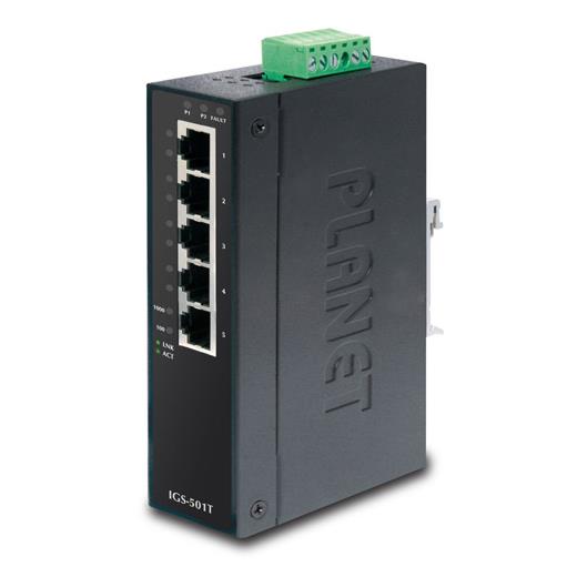 Pl-Igs-501T Endüstriyel Tip Yönetilemeyen Switch (Industrial Unmanaged Switch)≪Br≫
5-Port 10/100/1000T≪Br≫
Ip30, -40~75 Derece C