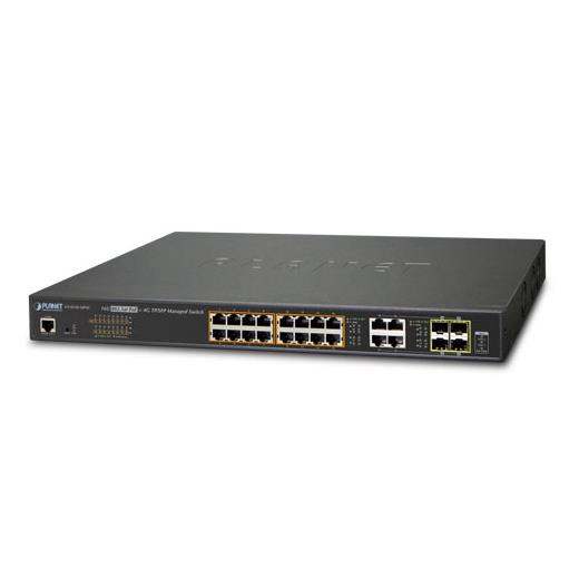 Pl-Gs-4210-16P4C Yönetilebilir Gigabit Switch (Managed Gigabit Switch)≪Br≫
16-Port 10/100/1000Base-T Ieee 802.3At/Af Poe+ Injector (Port 1 İle Port-16 Arası) (Port Başına 30.8 Watt) (Poe Güç Bütçesi Maks. 220 Watt)≪Br≫
4-Port Gigabit T