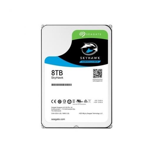 8Tb Seagate Skyhawk 256 Mb 7/24 Rv St8000Vx010