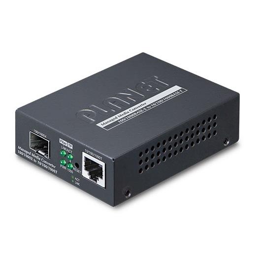 Pl-Gt-915A 10/100/1000Base-T To 100/1000Base-X Sfp Managed Media Converter