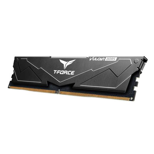 Team T-Force Vulcan Black 16Gb (2X8Gb) 5600Mhz Cl40 Ddr5 Gaming Ram (Flbd516G5600Hc40Bdc01)