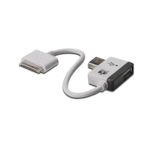 Da-70219 Digitus Mobil Taşınabilir Cihazlar İçin Evrensel Şarj Kablosu, Usb A Dişi ≪-≫ Apple 30Pin Erkek, 1 Port Usb 2.0 Hub Özelliği