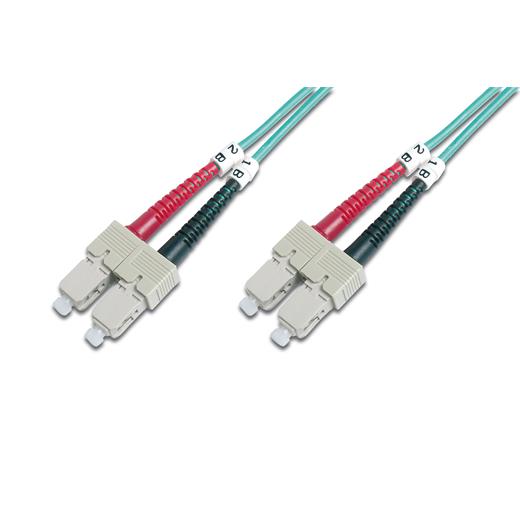 Dk-2522-01/3 Digitus Sc-Sc Fiber Optik Patch Kablo, 1 Metre, Multimode, Duplex, 50/125, Om3 